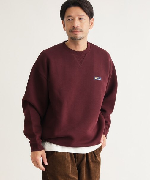 CAMP7 ダンボールクルーネックスウェット