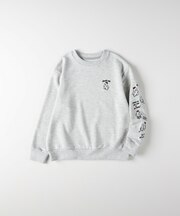 《親子リンク》オバケ袖刺繍クルーネックスウェット