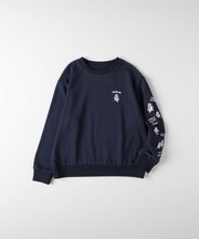 《親子リンク》オバケ袖刺繍クルーネックスウェット