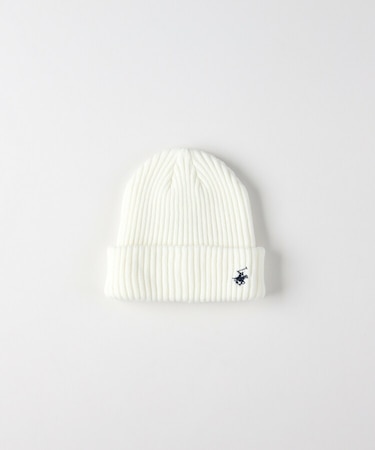 BEVERLY HILLS POLO CLUB　ワンポイント刺繍リブニットワッチ