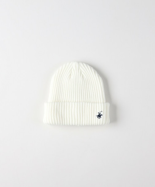 BEVERLY HILLS POLO CLUB　ワンポイント刺繍リブニットワッチ