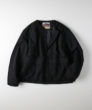 CAMP7 中綿ノーカラージャケット