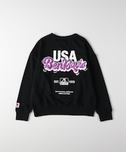 BEN DAVIS プリントクルーネックスウェット