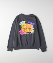 BEN DAVIS プリントクルーネックスウェット