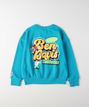 BEN DAVIS プリントクルーネックスウェット