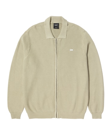 ANTON ZIP OVERDYED SWEATER