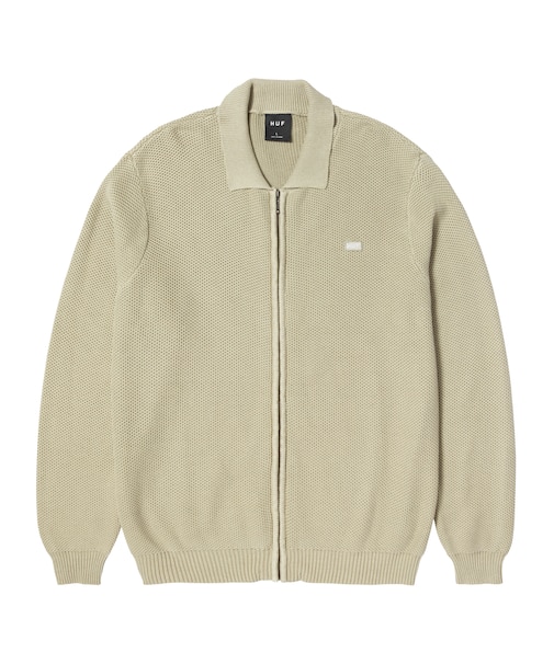 ANTON ZIP OVERDYED SWEATER