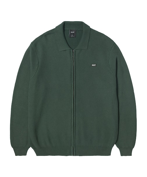 ANTON ZIP OVERDYED SWEATER