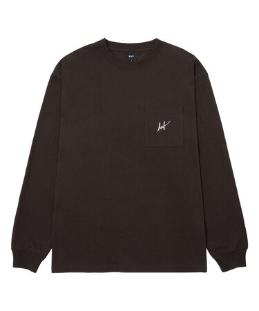 SCRIPT POCKET L/S TEE