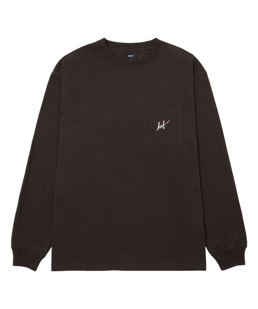 SCRIPT POCKET L/S TEE