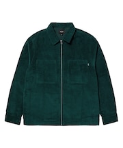 TWO TONE CORDUROY ZIP SHACKET