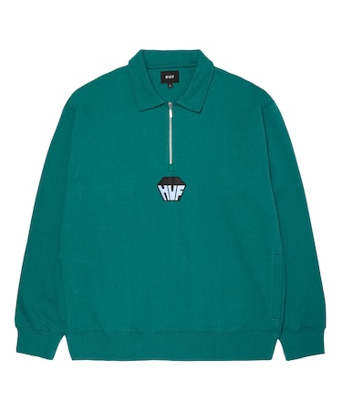 BIG BLOCK 1/4 ZIP FRENCH TERRY