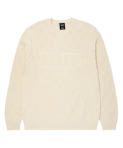 GRID CREWNECK SWEATER