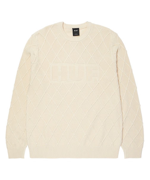 GRID CREWNECK SWEATER
