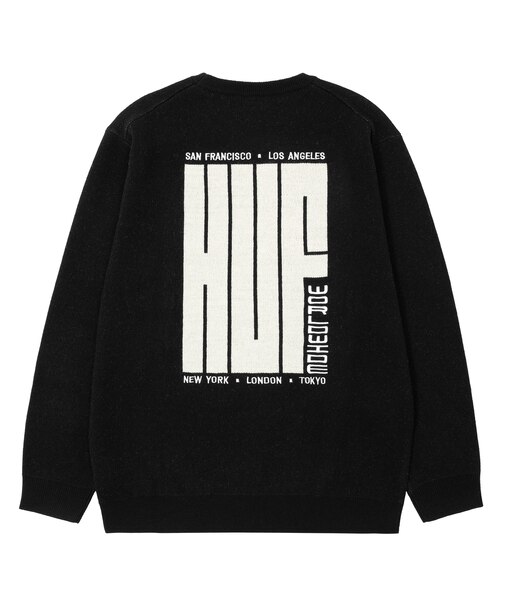 BIG BLOCK CREW SWEATER