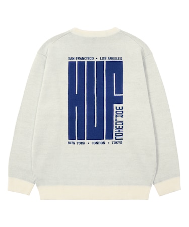 BIG BLOCK CREW SWEATER