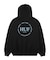 FINE PRINT FLEECE HOODIE