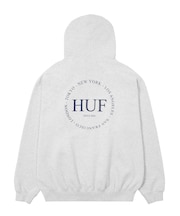 FINE PRINT FLEECE HOODIE