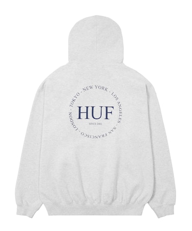 FINE PRINT FLEECE HOODIE