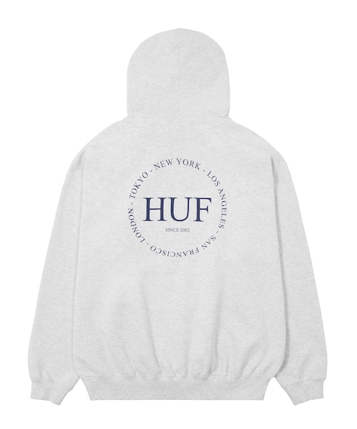 FINE PRINT FLEECE HOODIE
