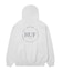 FINE PRINT FLEECE HOODIE