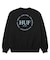 FINE PRINT FLEECE CREW
