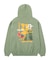 CUT AND PASTE FLEECE HOODIE