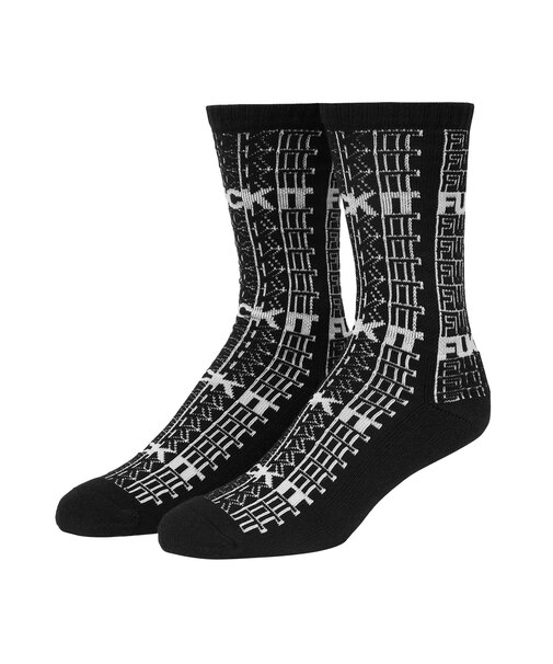 FUCK IT REPEAT CREW SOCK
