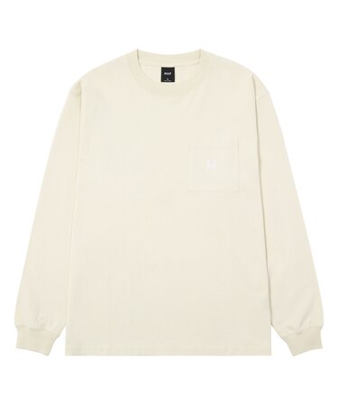 SCRIPT POCKET WASHED L/S TEE