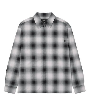 OMBRE ZIP L/S SHIRT