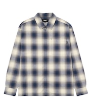 OMBRE ZIP L/S SHIRT