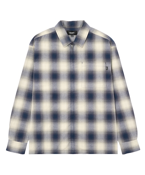 OMBRE ZIP L/S SHIRT