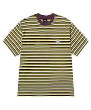 APOLLO STRIPED S/S KNIT BOXY