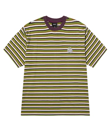 APOLLO STRIPED S/S KNIT BOXY