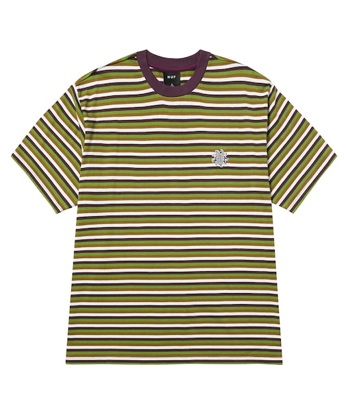APOLLO STRIPED S/S KNIT BOXY
