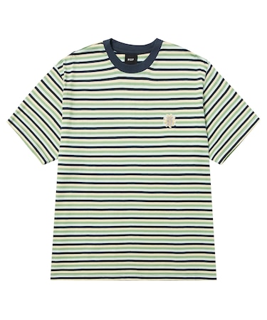 APOLLO STRIPED S/S KNIT BOXY