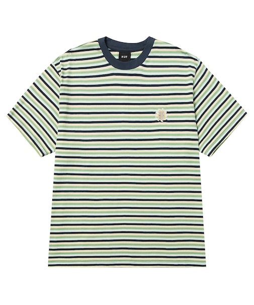 APOLLO STRIPED S/S KNIT BOXY