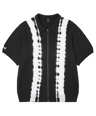 HGC BLEACH DYED KNIT POLO