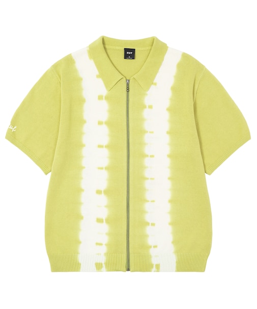 HGC BLEACH DYED KNIT POLO