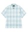 TIE DYE PLAID ZIP SHIRT