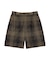 TIE DYE PLAID SHORT