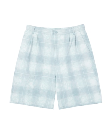 TIE DYE PLAID SHORT