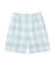 TIE DYE PLAID SHORT