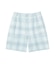 TIE DYE PLAID SHORT