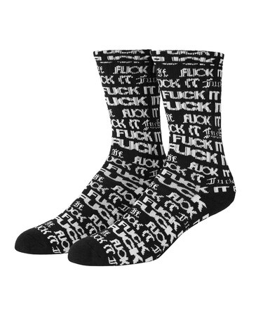 FUCK IT FLYER SOCK