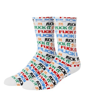 FUCK IT FLYER SOCK