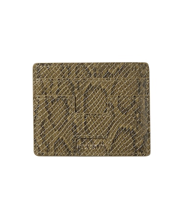 FUCK IT SNAKESKIN CARDHOLDER