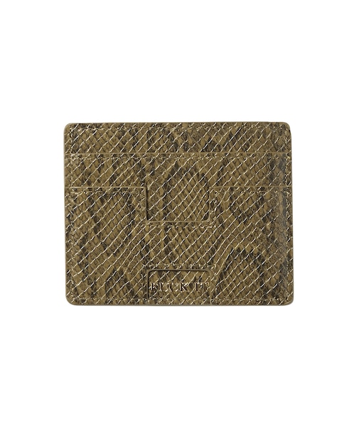 FUCK IT SNAKESKIN CARDHOLDER