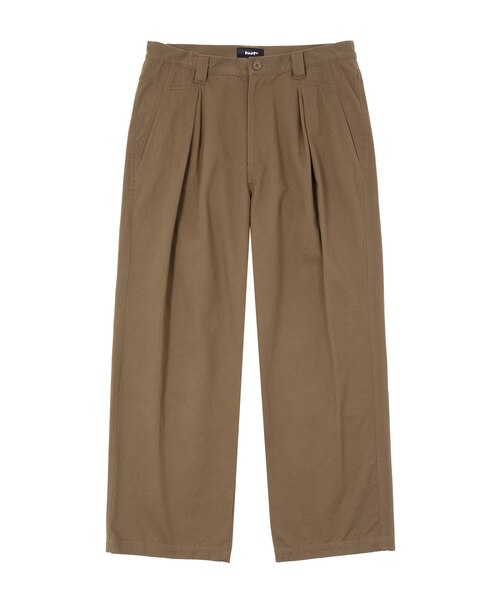 HUF TWO TUCK TROUSER｜ハフのアウトレット通販｜三井アウトレット
