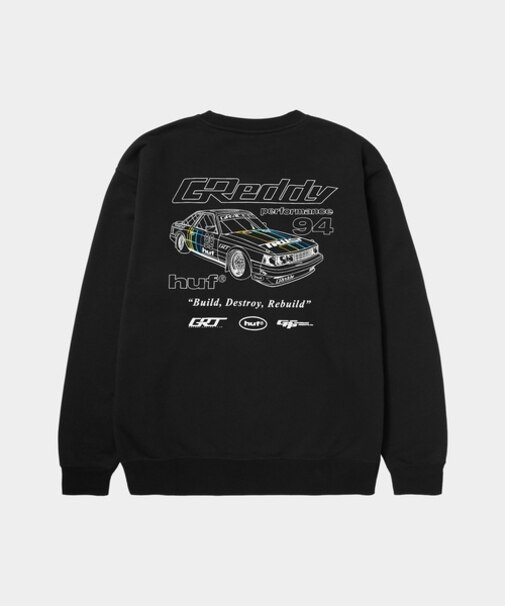 HUF X GREDDY RETRO MOD CREW
